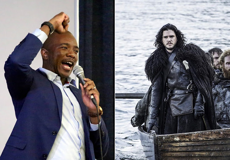 Mmusi Maimane and Jon Snow.