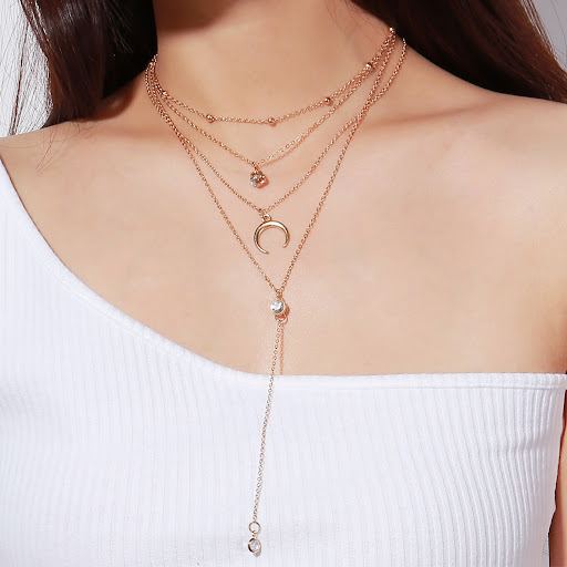 Title 3, Simple Retro Ethnic Wind Collar Alloy Pendant. ...