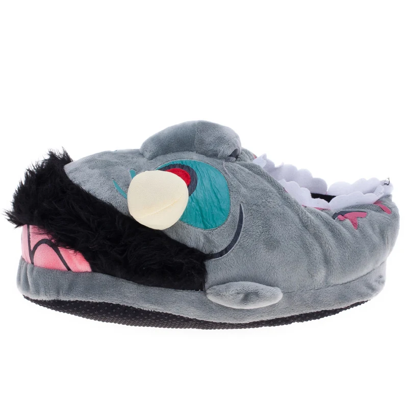 Halloween Cartoon Zombie Monster House Shoes Winter Funny Thick Non-slip Warm Cotton Slippers Home Use