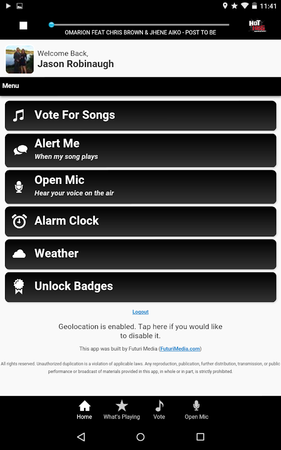 hot 105 app hot 105 app