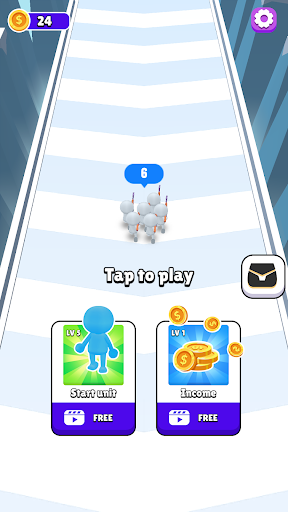 Screenshot Crowd Race: Run & Gun 3D Squad