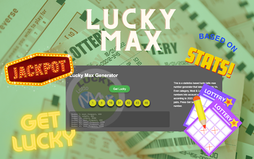 Lucky LottoMax Generator