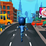 Cover Image of Télécharger Pj Superhero Masks Runner Subway Bus Adventure 2 APK