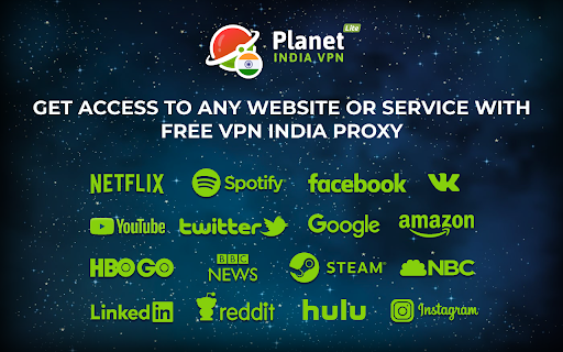 VPN INDIA - Planet VPN lite Proxy