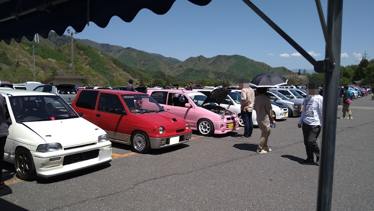 アルトワークスのあると祭・ビックリ・お久しぶりですに関するカスタム事例の投稿画像1枚目