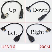 Cáp Nối Dài Chuyển Đổi Usb 3.0 Góc 90 Độ Chuyên Dụng