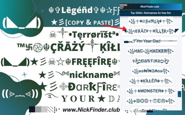 47k Booyah free fire nicknames change names for