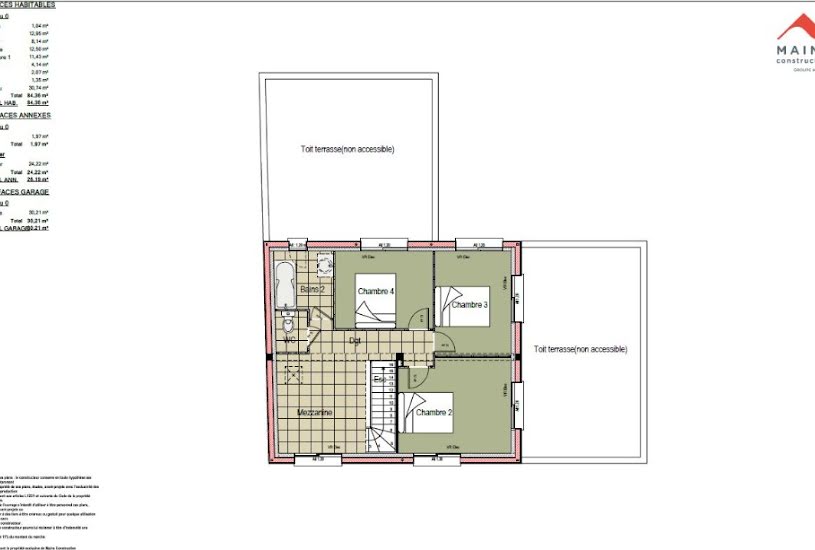  Vente Terrain + Maison - Terrain : 465m² - Maison : 136m² à Saint-Gervais-en-Belin (72220) 