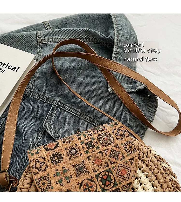 Title 15, Strandvakantie kleine crossbody ronde tas, rond...