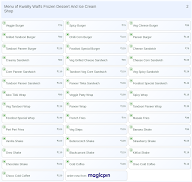 Kwality Wall's Frozen Dessert And Ice Cream Shop menu 2