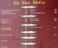 The Daark Horse menu 3