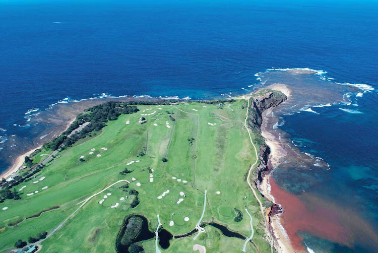 A golf course north of Sydney. 