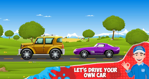 Kids Car Wash Service Station