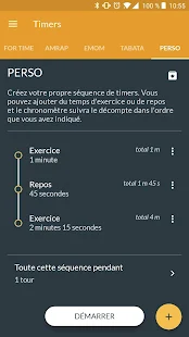  Workout timer : Crossfit WODs & TABATA – Vignette de la capture d'écran  