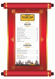 Yellow Taxi menu 1