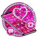 Descargar Pink Glitter Diamond Theme Instalar Más reciente APK descargador
