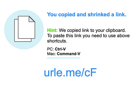 URLE.(me) Shrnkr (Long URL Shortener) small promo image