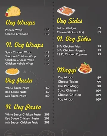 Maharaja Burger menu 