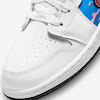 air jordan 1 low white / black / lemon venom / rush pink