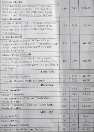 Embassy Dhaba menu 2