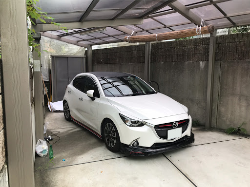 デミオ Dj5fsの愛車紹介 デミオ ルーフラッピング Diy マツダに関するカスタム メンテナンスの投稿画像 車のカスタム情報はcartune
