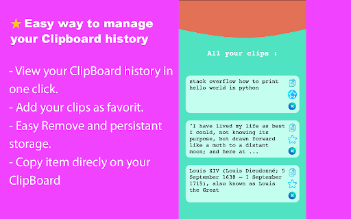 Clipou: Clipboard History Manager