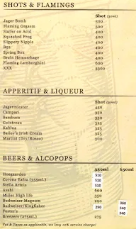 Leopold Cafe & Bar menu 1