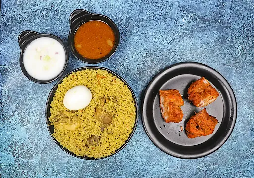 Chicken Biryani + Tandoor Chicken [3 Pieces]