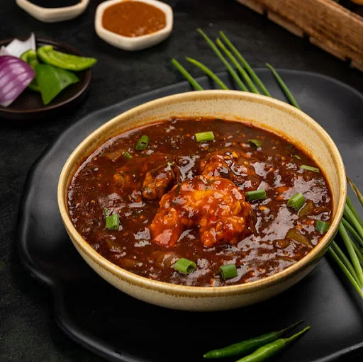 Prawns Manchurian Gravy (7 Pieces)