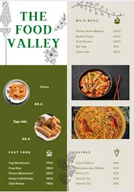 The Food Valley menu 1