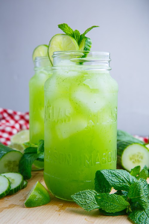 Click Here for Recipe: Cucumber, Mint and Lime Refreshers