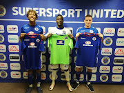 SuperSport United new signings... James Keene, Washington Arubi and Luke Fleurs. 