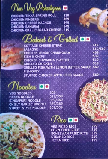 Cirqle menu 