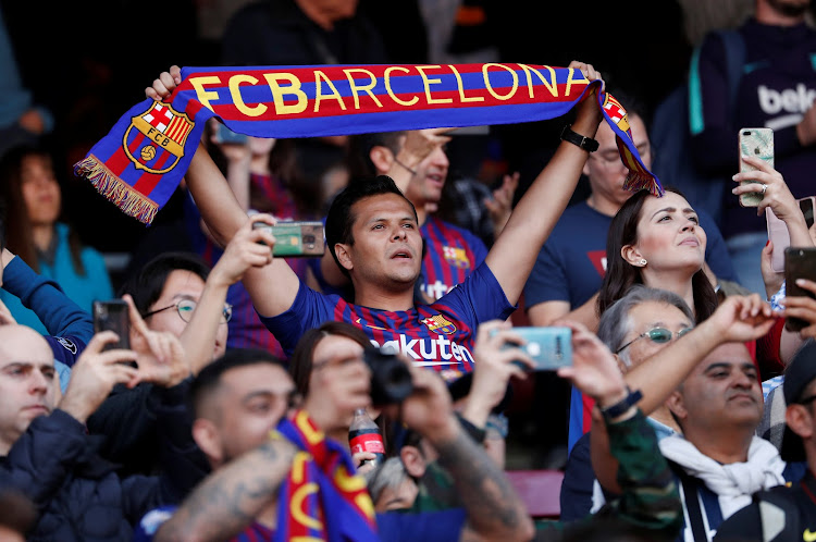 Barcelona fans during a recent match