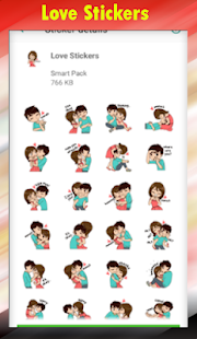 Love Stickers / romance stickers for couples Screenshot