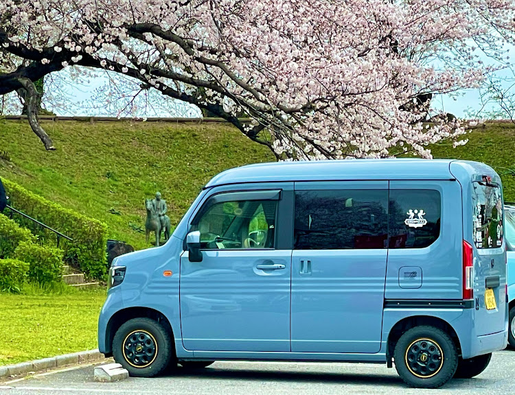 N-VANのサクラと愛車・Nバン女子・桜とコラボ・4月もよろしくお願い致します🌸・いいね！をしてくれた人に感謝✨に関するカスタム事例の投稿画像4枚目