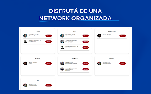 InContact - Agenda de Contactos para LinkedIn