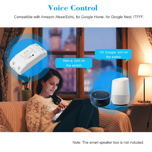 Title 1, Tuya WiFi 10A 2200W Wireless Remote Timer White...