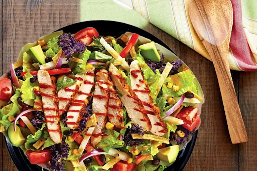 Grilled Chicken Kebab Salad