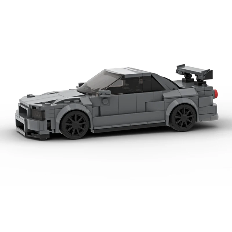 Build the iconic Skyline GT-R R34 with these building blocks. Vehicle assembling toy, perfect for car enthusiasts and cr