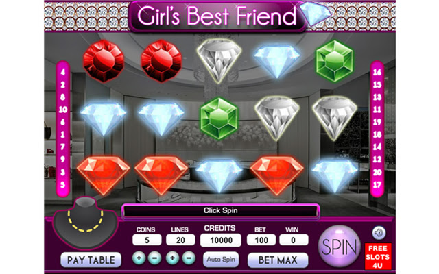 Girls Best Friend Slot chrome extension