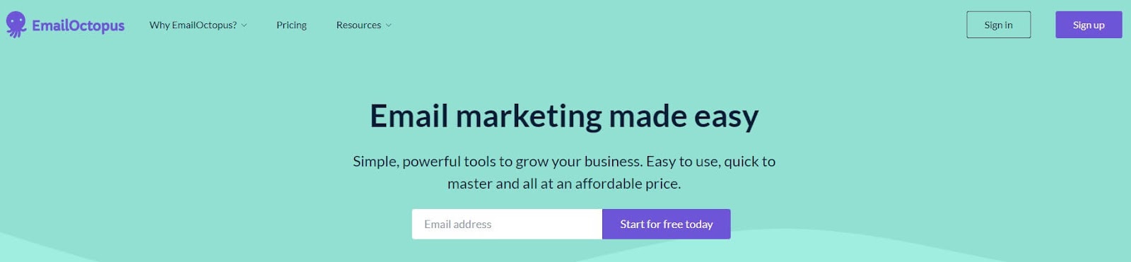 EmailOctopus Best autoresponder for affiliate marketing