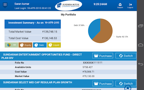 Sundaram Mutual Fund for Tabs Screenshots 9