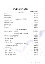 Fuel Resto Bar- The Pride Hotels menu 1