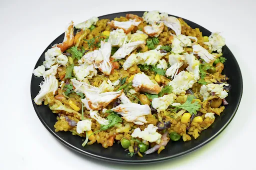 Egg Chicken Poha