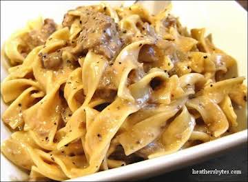 Crockpot Beef Stroganoff