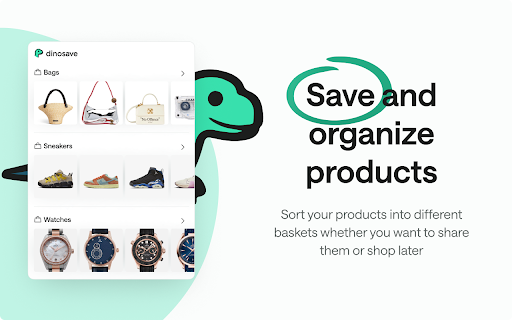 Dinosave – Wishlists and discounts