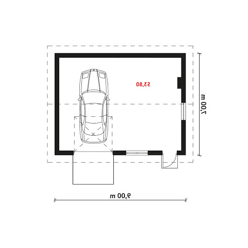 DTD G54D - Rzut parteru