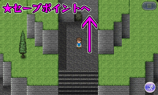 FF5_封印の神殿_エリア北からセーブポイントへ行ける