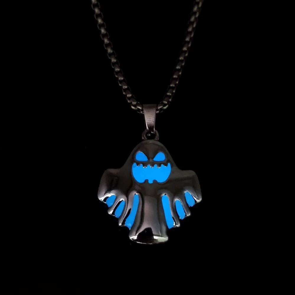 Title 9, Lichtgevende Spook Hanger Halloween Ketting Een...
